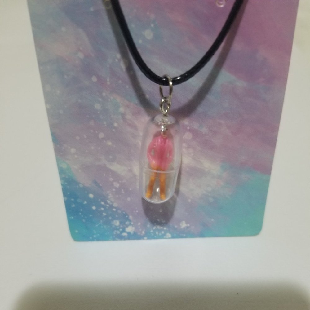 Tiny Trapped Man Necklace